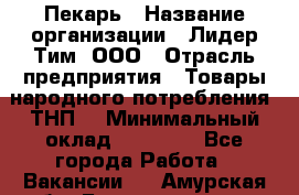 Пекарь › Название организации ­ Лидер Тим, ООО › Отрасль предприятия ­ Товары народного потребления (ТНП) › Минимальный оклад ­ 26 000 - Все города Работа » Вакансии   . Амурская обл.,Благовещенск г.